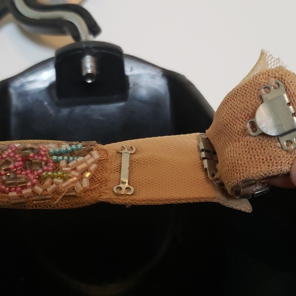 Nicole Miller beaded halter silk formal dress sz. - Picture 5 of 8